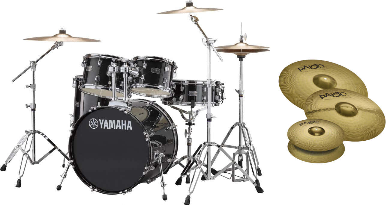 Rydeen 20 Purpurina negra + HW680W + Paiste 101