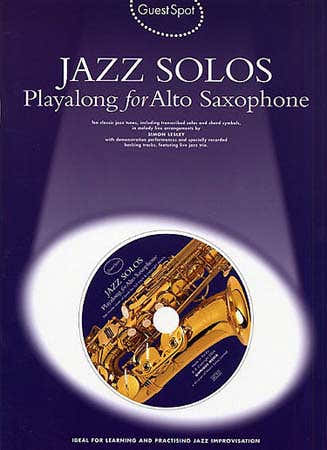 Guest Spot Jazz Solos Alto Sax CD
