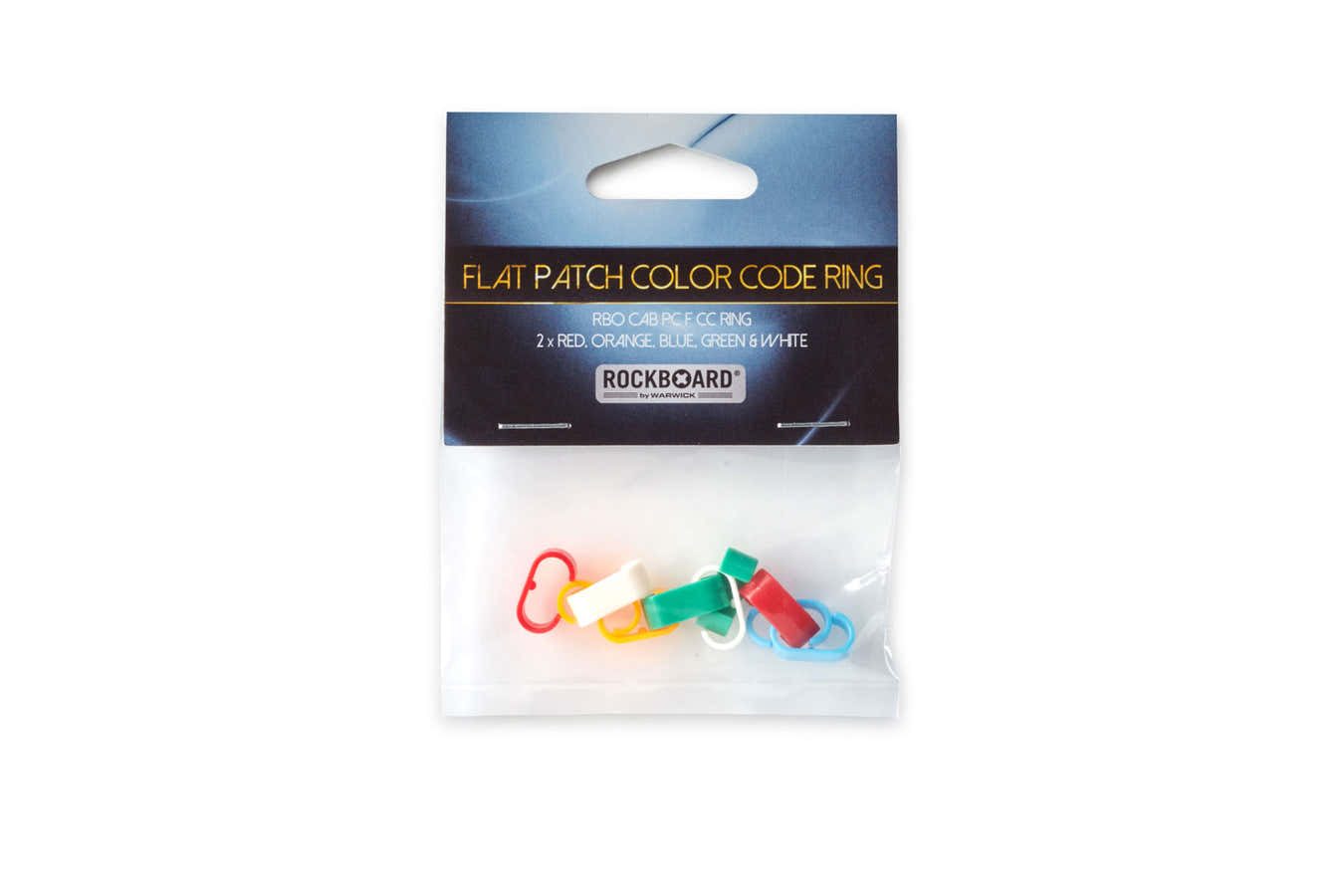 Anillos de código de color Flat Patch CAB-pc-F-cc-ring