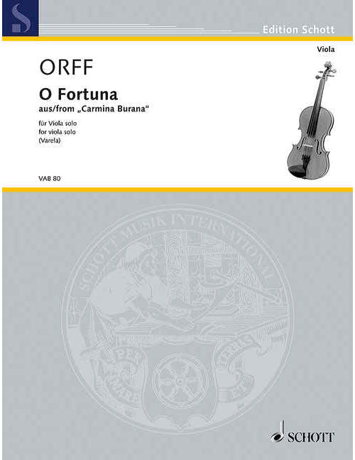 Orff - O Fortuna - Alto Solo