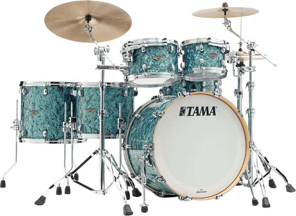 Tama STARCLASSIC WALNUT/BIRCH STUIO 22 DRUM KIT TURQUOISE PEARL
