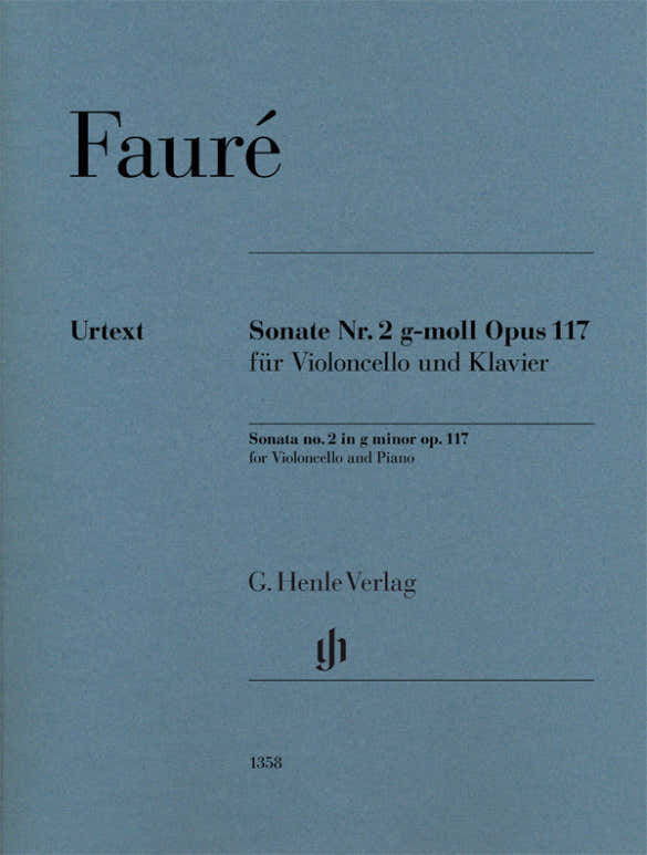 Faure Gabriel - Sonate N°2 Op.117 - Violoncelle & Piano