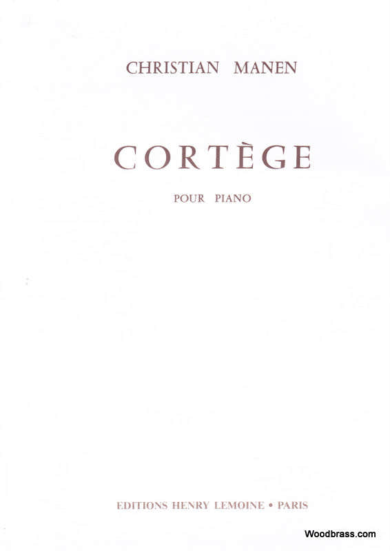Manen Christian - Cortege - Piano