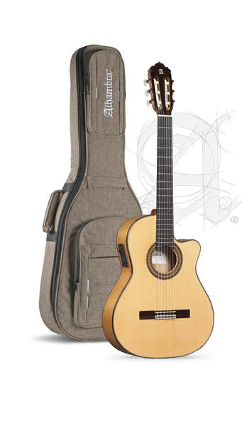 Alhambra Conservatory 7Fc Ct E2 Flamenco + 9738 25mm Gigbag