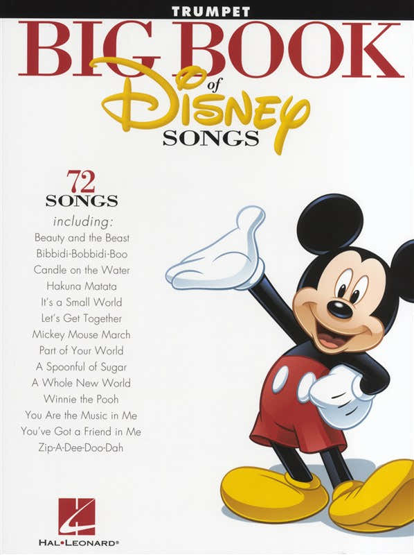 The Big Book Of Disney Songs Instrumental Folio - Trumpet