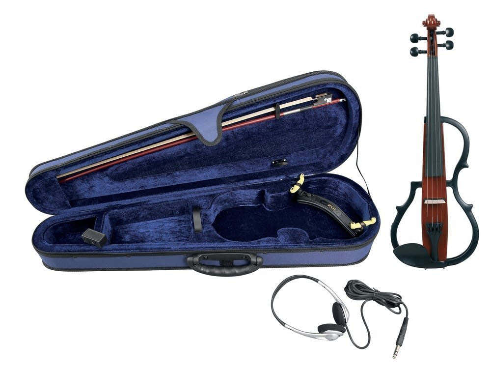Violín Eléctrico 4/4 - Marrón Rojizo