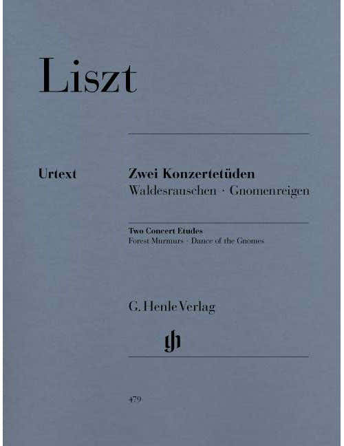 Liszt - Deux Etudes De Concert - Piano