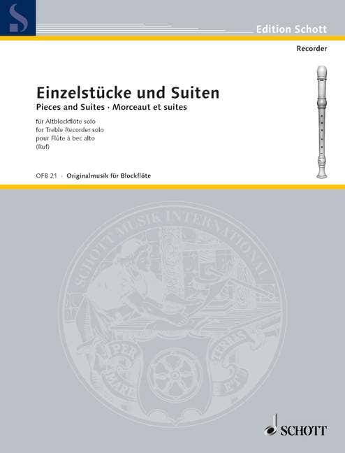 Einzelstucke Und Suiten - Flute A Bec Alto