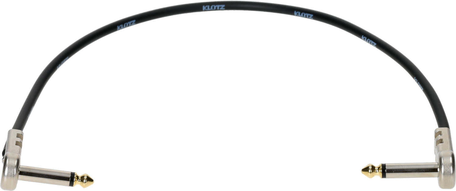 Cable Patch 40 cm Acodado Extremos Chapados En Oro
