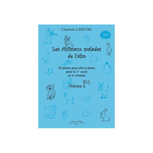 Lapeyre - Animaux Malades De L'alto V.2 - Alto et Piano