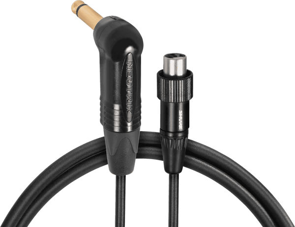 Shure TQG-jack Acodado 6,35 mm Bloqueable