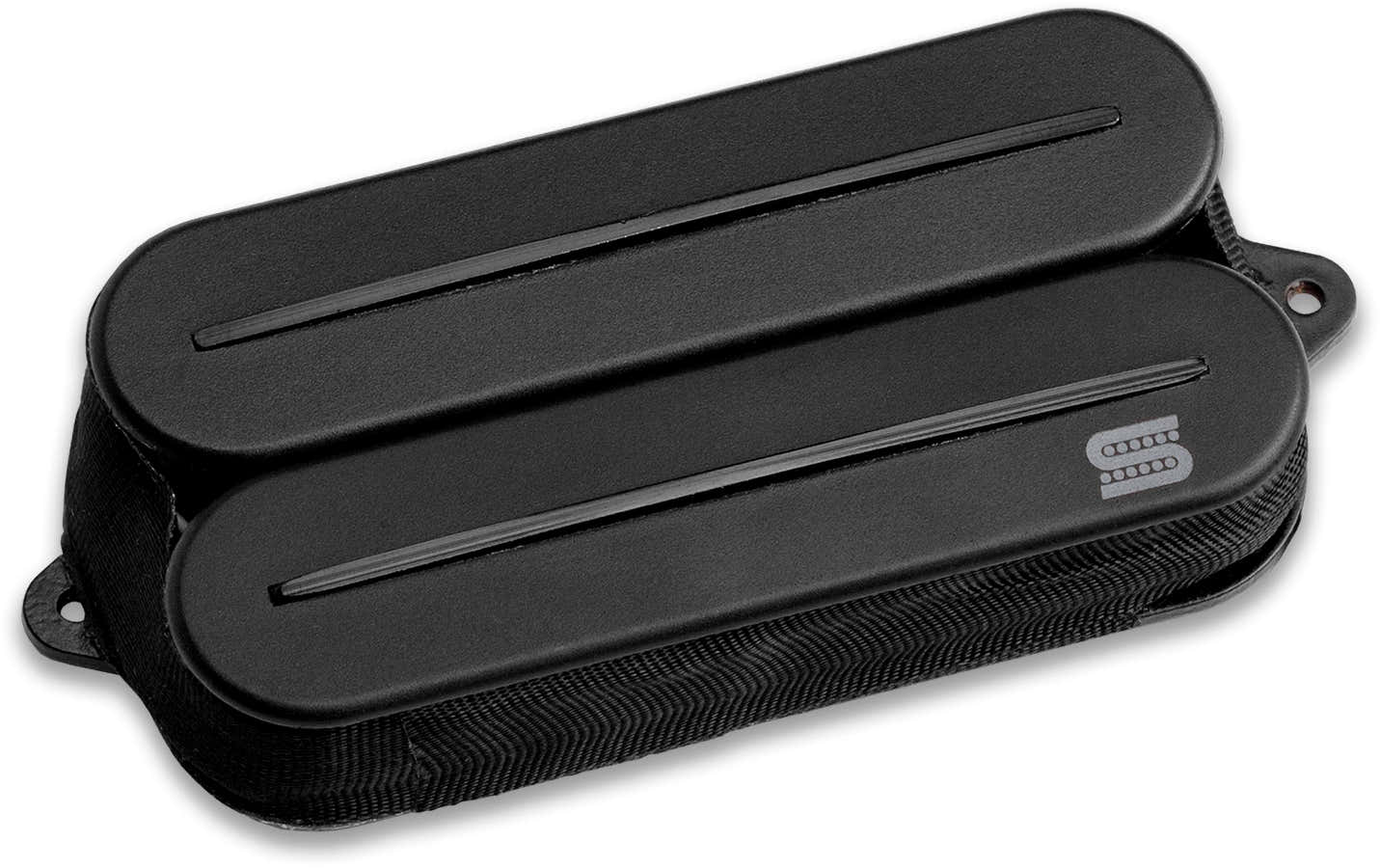 Humbucker Black Jupiter Rails, Signature Wes Hauch, Puente, Negro
