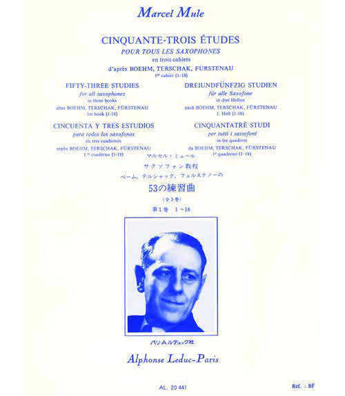 Mule M. - 53 Etudes D Apres Boehm Terschack Et Furstenau Volume 1 - Saxophone