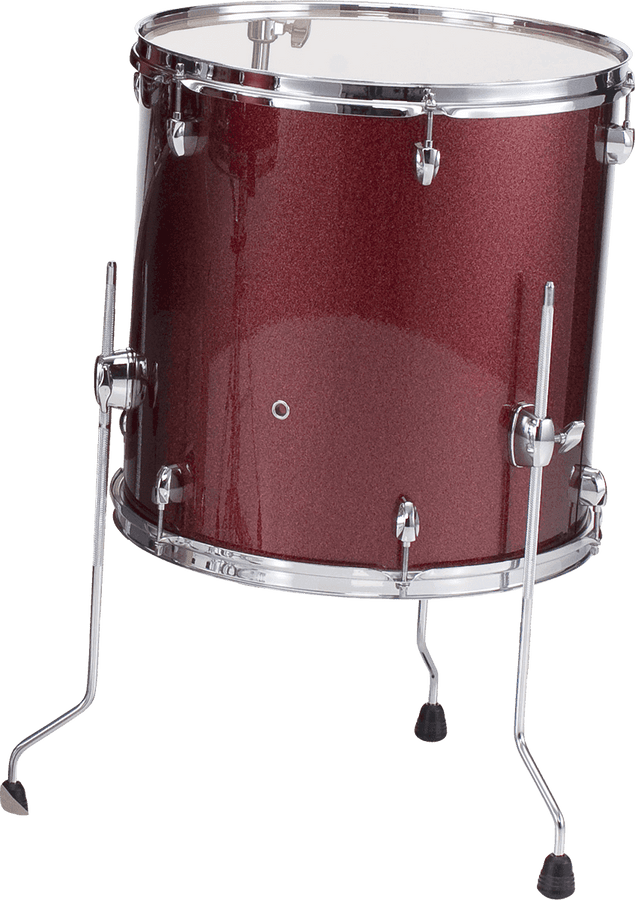 EXPORT FLOOR TOM 16X16 BLACK CHERRY GLITTER