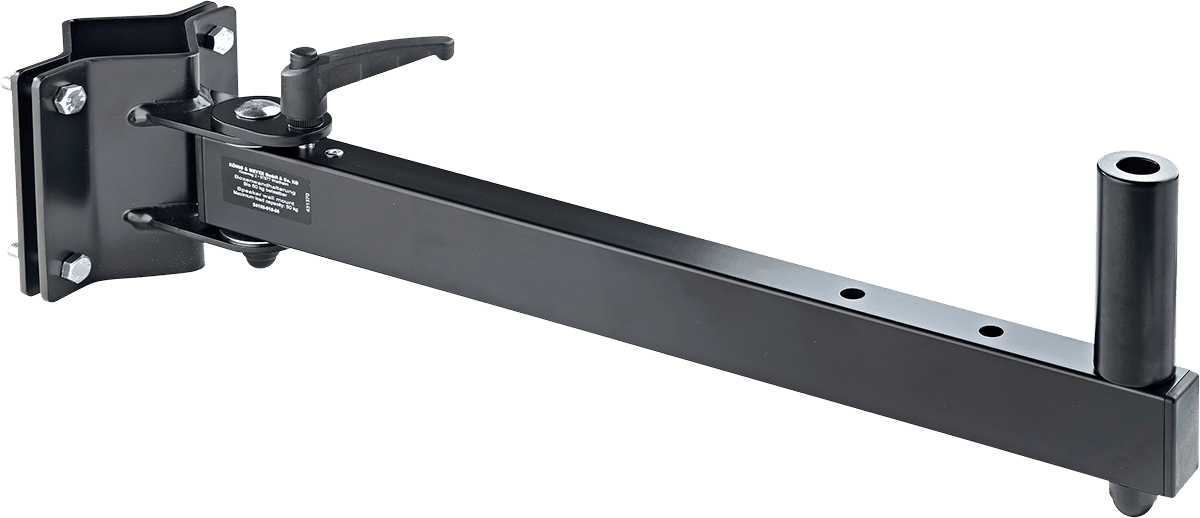 24150-000-55 Soporte mural negro para altavoz