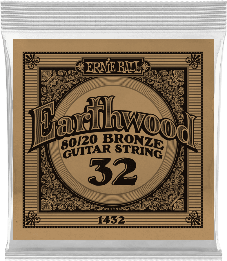.032 EARTHWOOD 80/20 BRONZE ACOUSTIC GUITAR STRINGS
