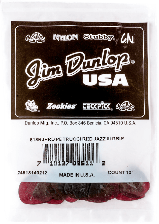 12 x 1,38mm John Petrucci Primetone Jazz III Red