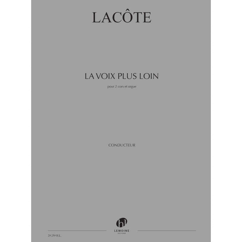 LACOTE THOMAS - La voz más allá