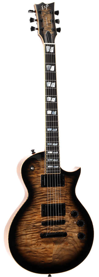 USA Eclipse Arce acolchado Fishman Negro translúcido Sunburst