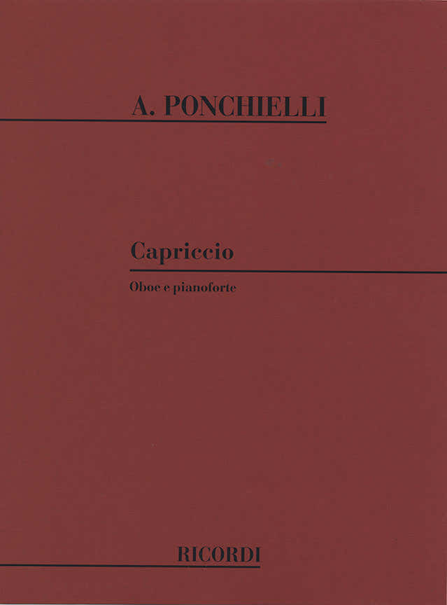 PONCHIELLI A. - Capriccio - Oboe y piano