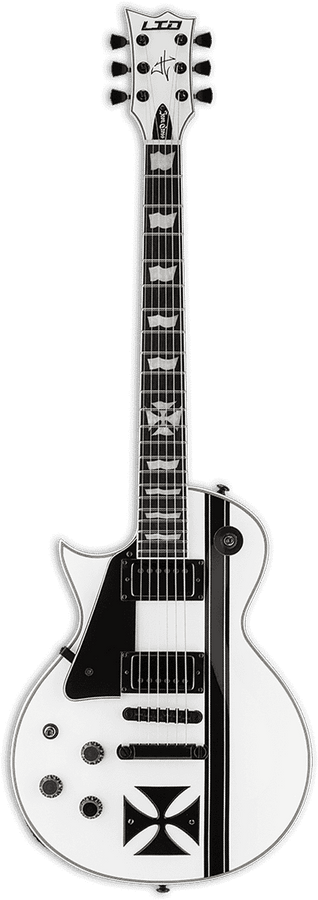 Signature James Hetfield Ironcross Snow White Lh Snow White