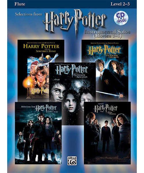 HARRY POTTER SOLOS + AUDIO TRACKS - FLUTE SOLO