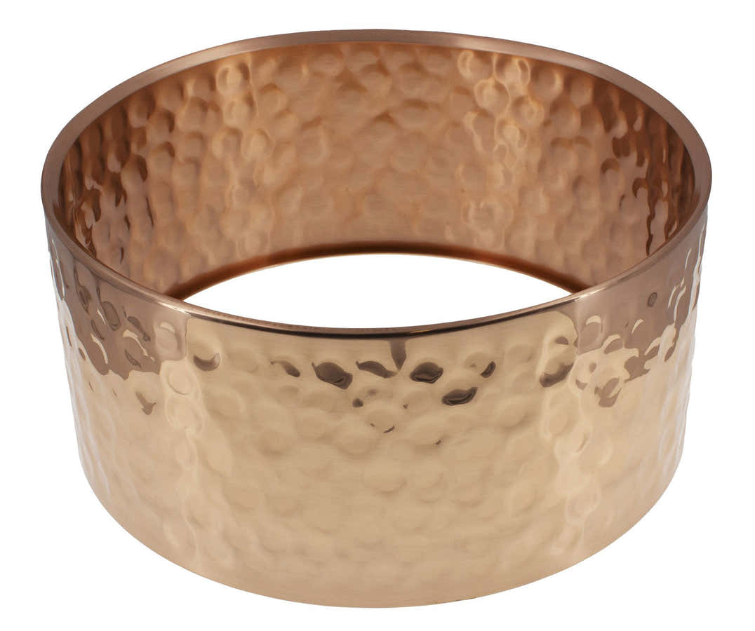 SHBZ14065 - 14"X6.5" Casco De Bronce Martillado - Caja Clara