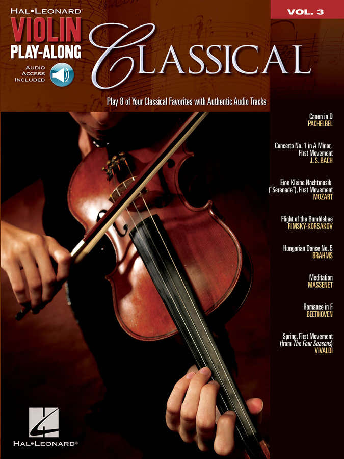 Violin Play Along Vol.3 - Classical + Audio En Ligne