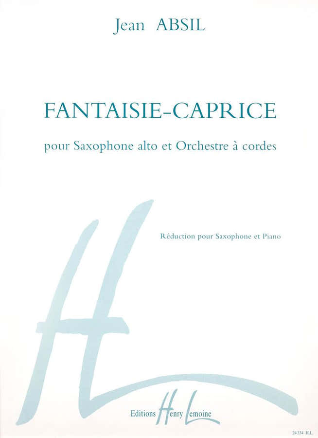 Absil - Fantaisie Caprice - Saxophone Alto et Piano