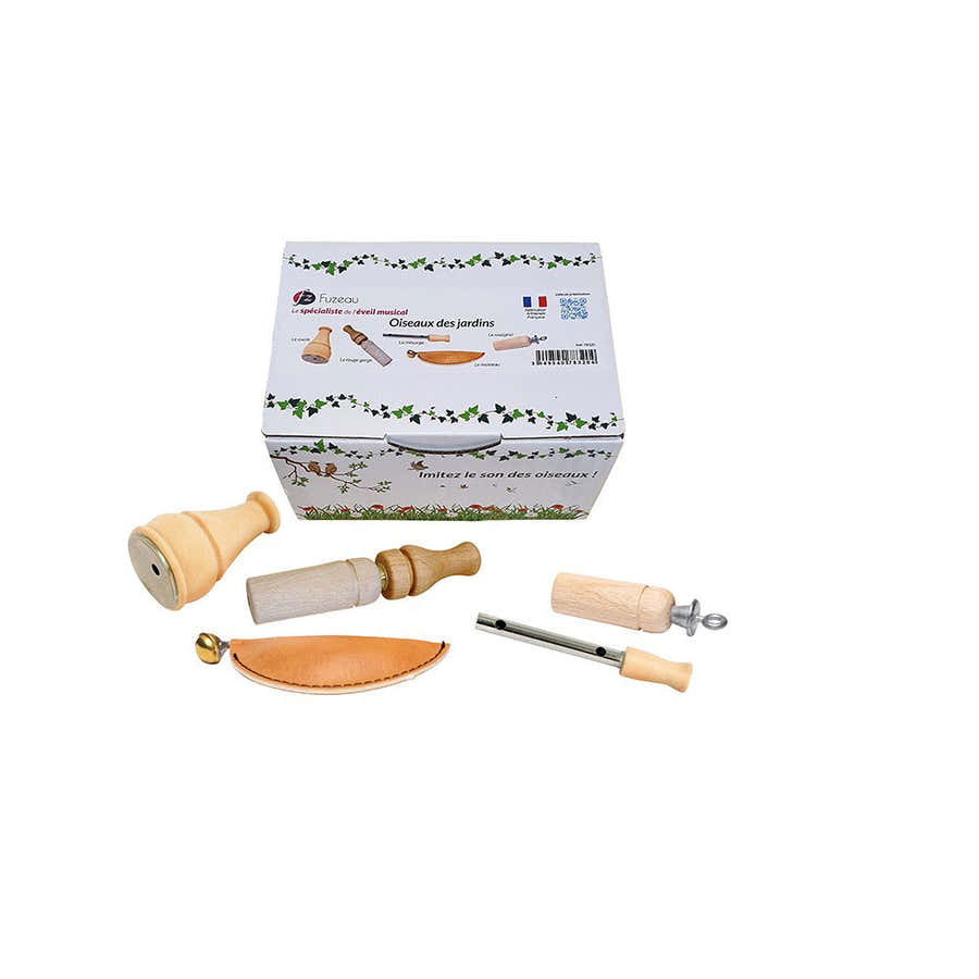 SET DE 5 LLAMADORES DE PÁJAROS DE JARDÍN