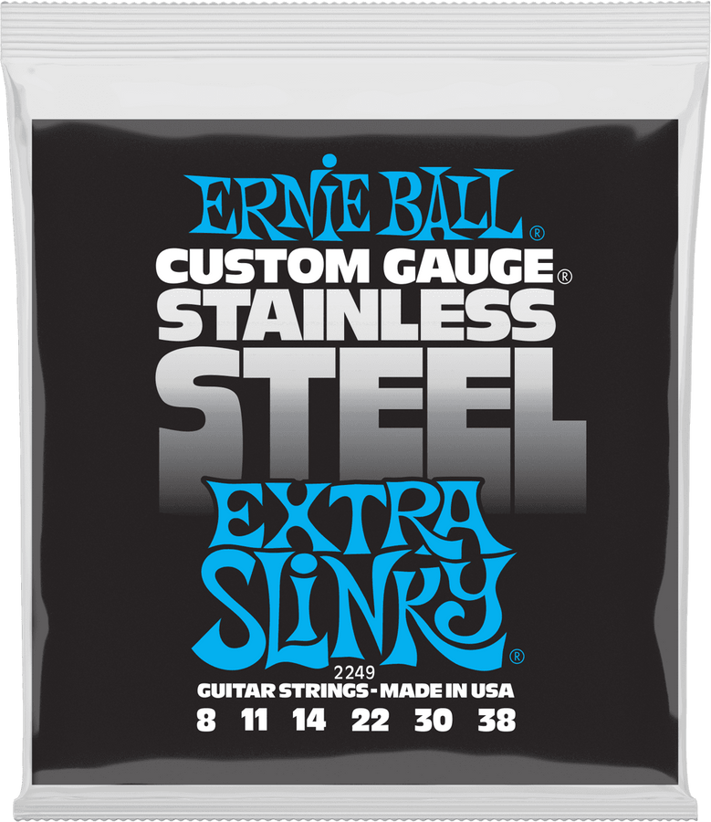 2249 Extra Slinky de acero inoxidable de calibre personalizado 8-38