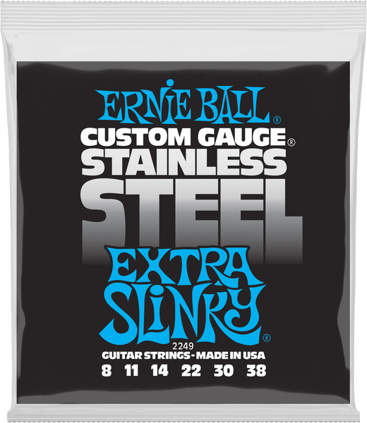 2249 Extra Slinky de acero inoxidable de calibre personalizado 8-38