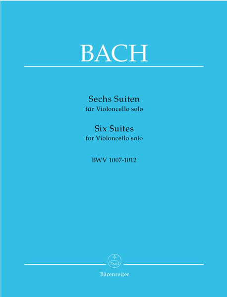 Barenreiter 6 Suites BWV 1007-1012 Violoncelle - Bach