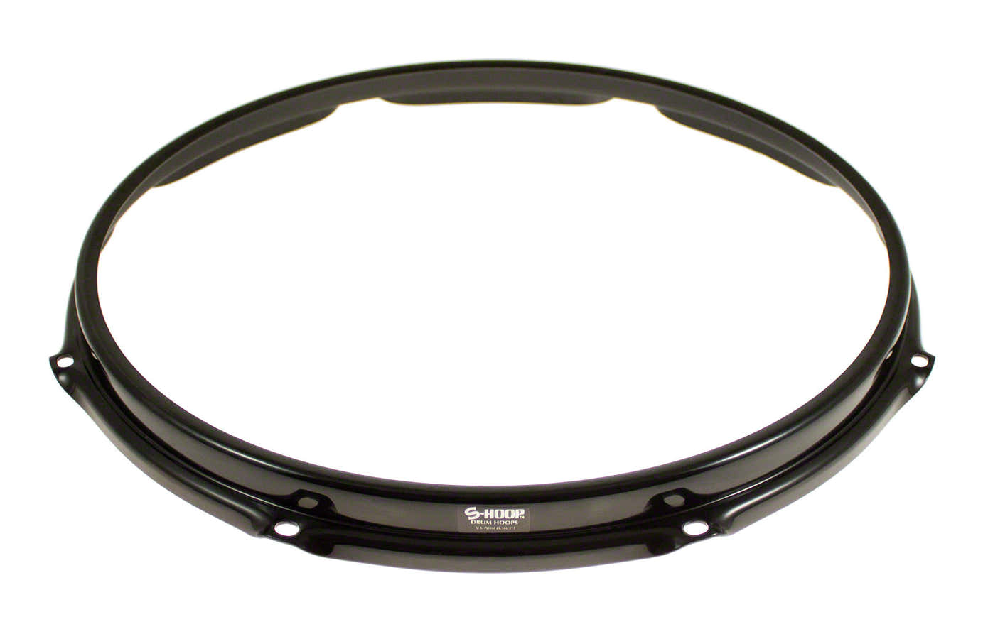 SH158-BLK HOOP 15" 8 HOLES - BLACK