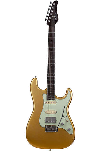 Schecter HSS Nick Johnston Signature 10 Años Atomic Azafrán