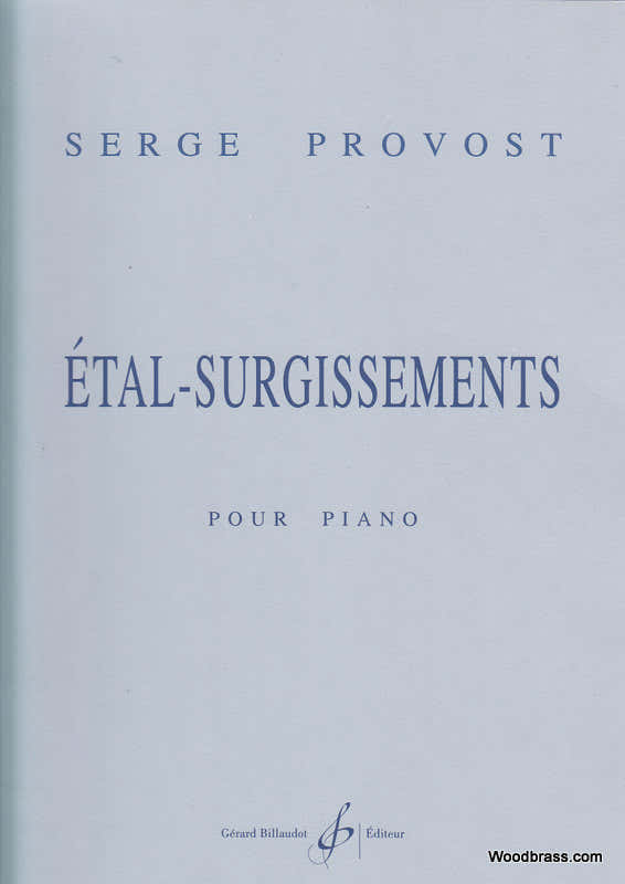 Provost Serge - Etal Surgissements - Piano