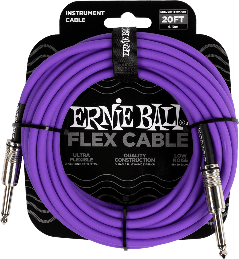 Cables de Instrumento Flex Jack/jack 6M Violeta