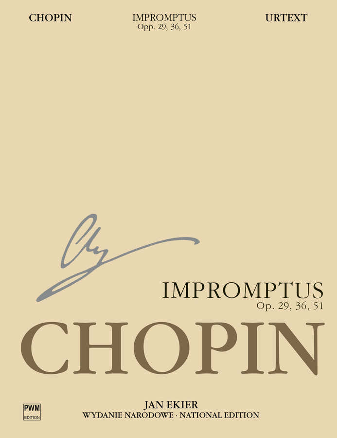 Chopin F. Ekier J. - Romptus Op29,36,51 - (Serie A) Edit.Urtext (Texte Polonais) Piano
