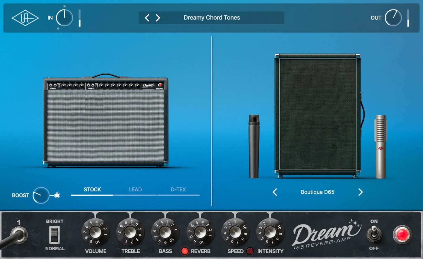 UAD Dream 65 Amplificador de reverberación