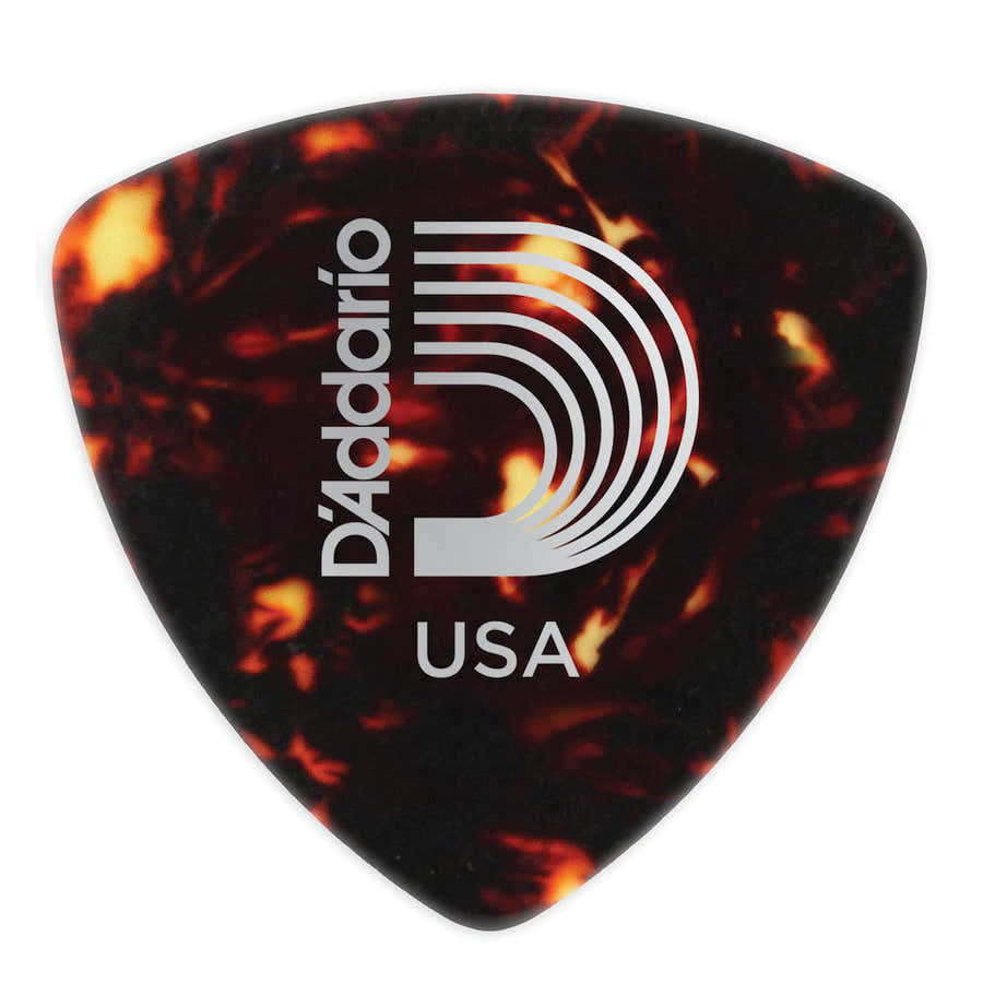 Shell-Color Celluloid Duro Forma Ancha Por Pieza
