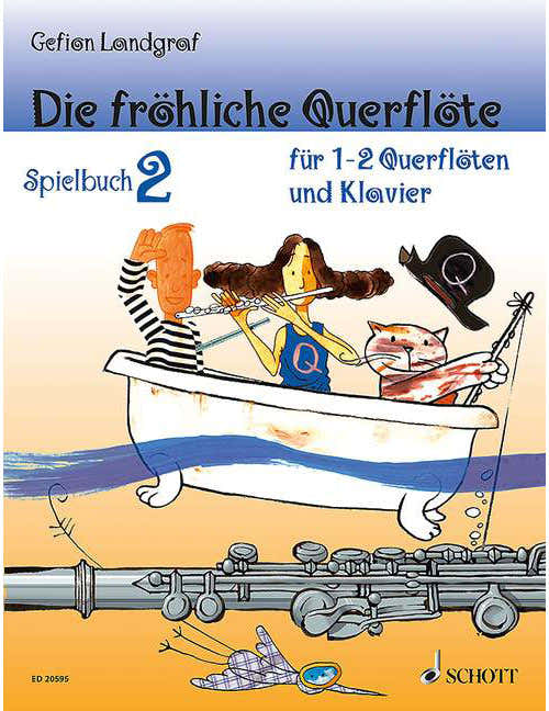 LANDGRAF-mauz - Die Frähliche Querfläte - 1-2 Flautas y Piano