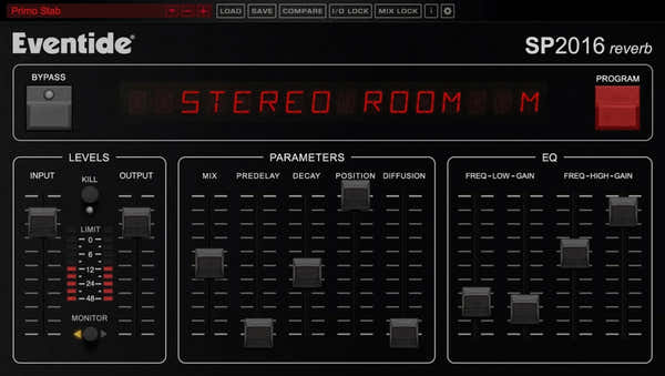 Eventide SP2016 reverberación