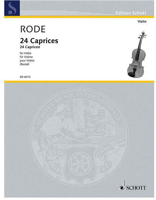Rode Jacques P. Joseph - 24 Caprices - Violin