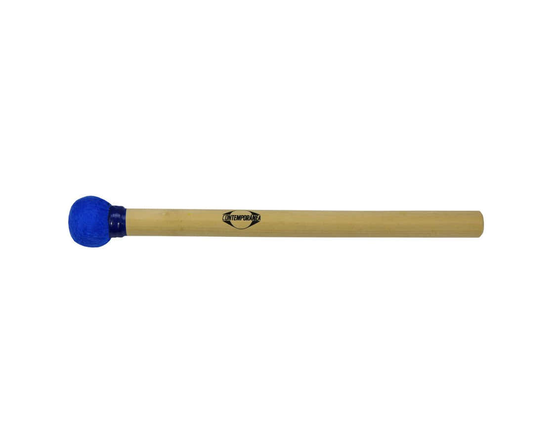 C-BS08 Maza De Surdo Madera Azul Cabeza Pequeña 35Cm
