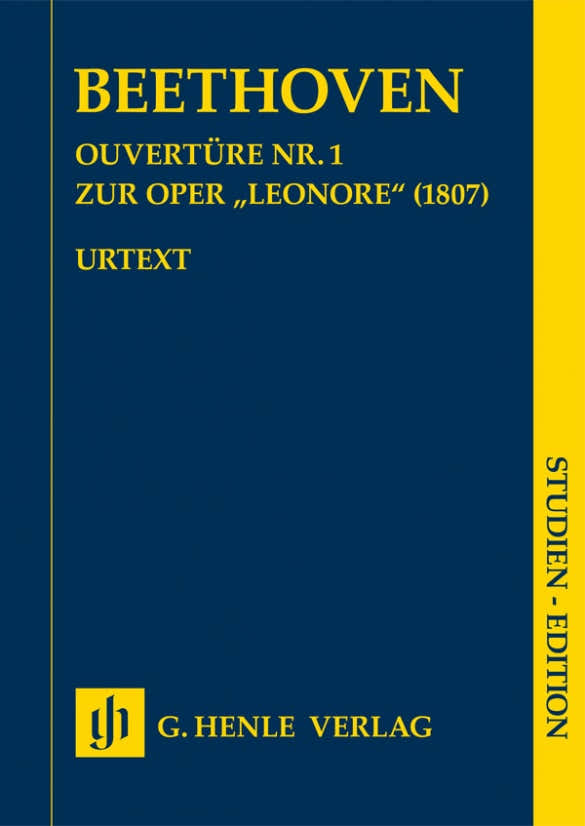 BEETHOVEN L.V. - OUVERTURE N°1 POUR L'OPERA "LEONORE" (187) - SCORE