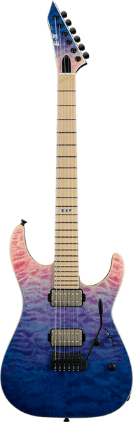 E-Ii M-Ii Hipshot Tremolo Qm Degradado índigo y morado