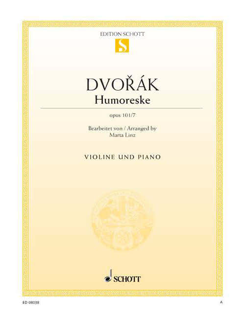 Dvorák - Humoresque Op. 11/7 - Violon et Piano