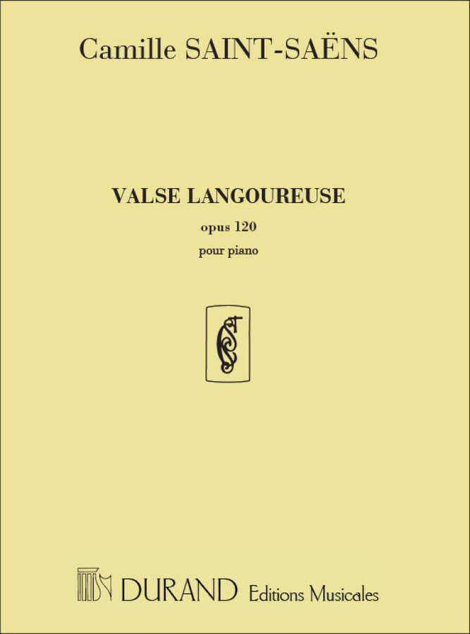 SAINT-saens C. - Valse Langoureuse Op. 120 - Piano