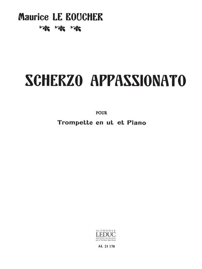 Le Boucher Maurice - Scherzo Appassionato - Trompette En Ut & Piano