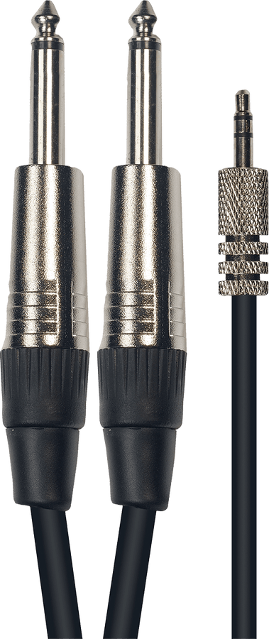 Cable 1 Jack Estéreo 3.5 mm 2 Jack 3 m